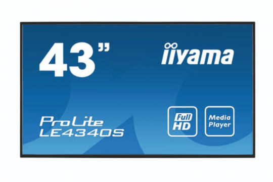  Фото информационный дисплей iiyama 43" le4340s-b3 - фото 1