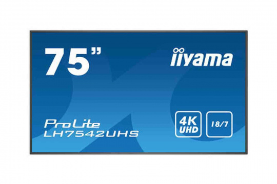 Изображение Информационный дисплей iiyama 75" LH7542UHS-B3