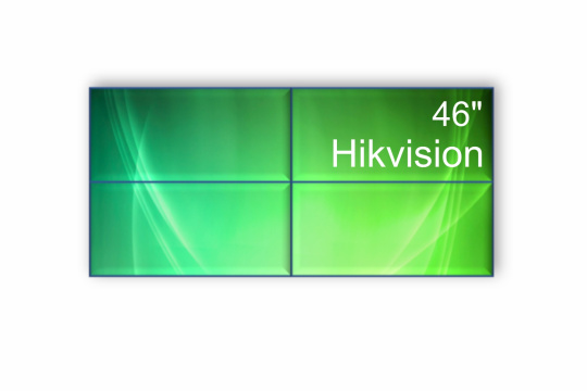  Фото видеостена 2x2 hikvision 46" ds-d2046lu-y - фото 1