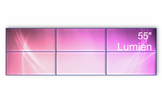 Изображение Видеостена 3x2 Lumien 55" LMW5509LHRU