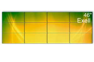  Фото видеостена 4x3 exell 46" expd-wa46ab05 - фото 2