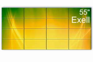  Фото видеостена 4x4 exell 55" expd-wa55ab15 - фото 2